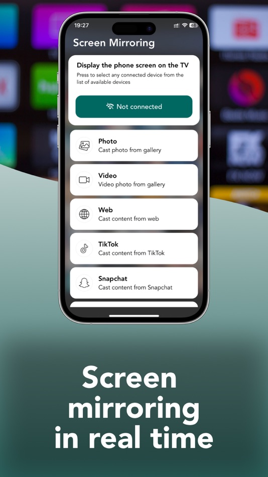 #1. Screen Mirroring: Smart TV App (iOS) 来自: MATTHIAS FRANK ROHLEDER