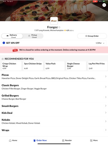 App screenshot