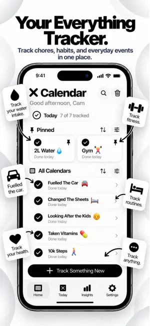 X Calendar - Habit Tracker screenshot 1