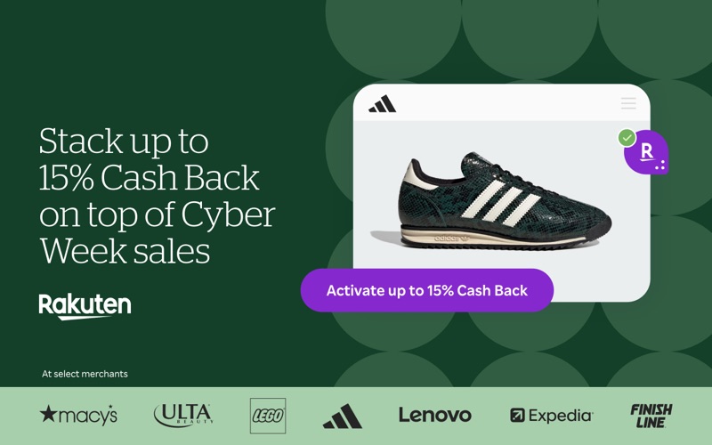 Screenshot #1 pour Rakuten Cash Back