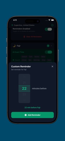 Light: Prayer Times, Reminders Screenshot 3 of 9