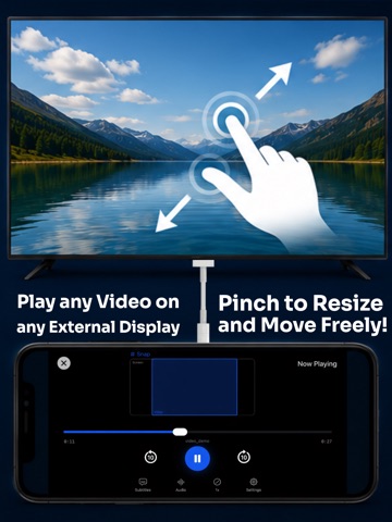 External Display Video Player iPad screenshot