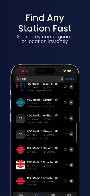 FLARE Radio: Live FM Stations screenshot 2