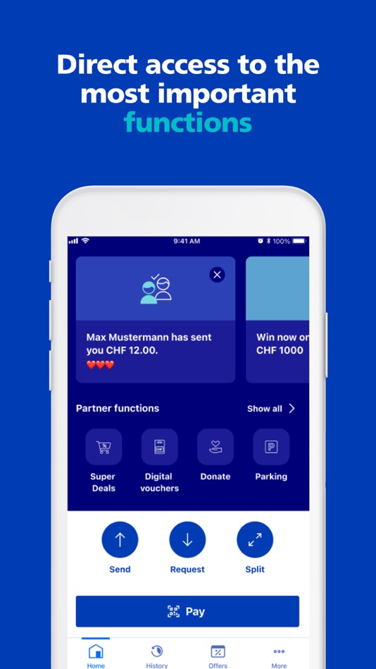 #3. ZKB TWINT (iOS) Podle: Zürcher Kantonalbank