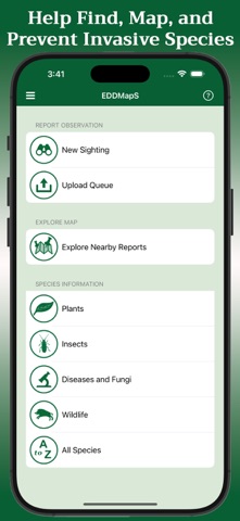 EDDMapS iPhone screenshot