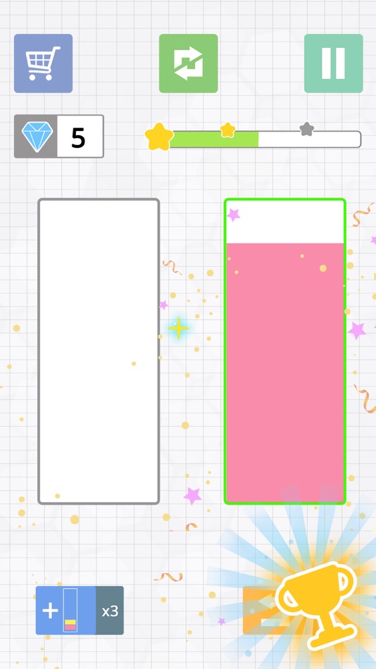 #2. Liquid puzzle : sort the color (iOS) By: PLAYTOUCH