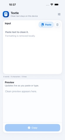 Textle: Markdown Cleaner screenshot