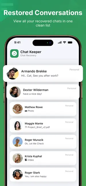 Plus Messenger : Chat Recover screenshot 1
