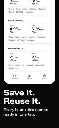 Presta: Bike Tire Pressure screenshot 3