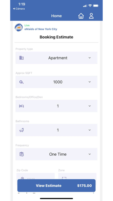 eMaids Mobile Calculator Screenshot 7 of 10