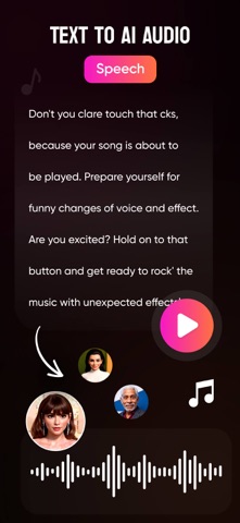Voice AI Effect: Audio Changer iPhone screenshot