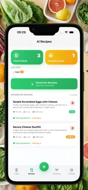 Fridge Mind - AI Recipes screenshot 3