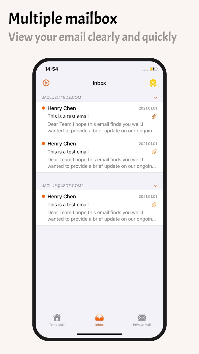 TempMail 100 - Privacy Email