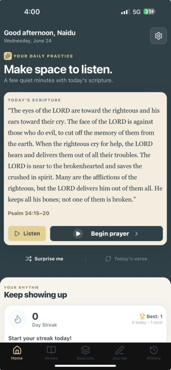 iPhone screenshot