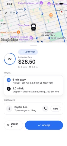LimoAllOver Driver App Screenshot 2 of 10