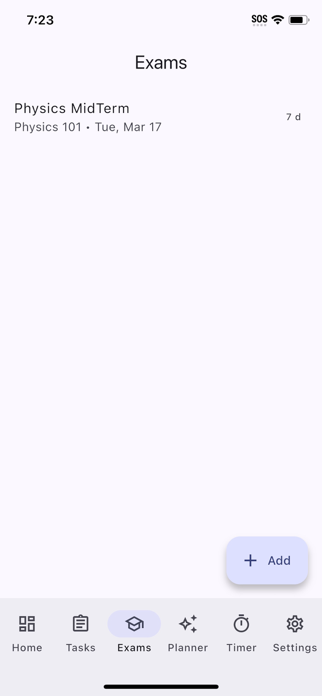 Student Study Planner Screenshot 3 of 5