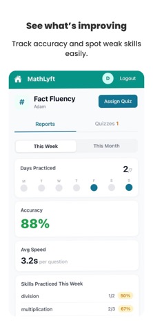 MathLyft - Daily Math Practice Screenshot 4 of 6