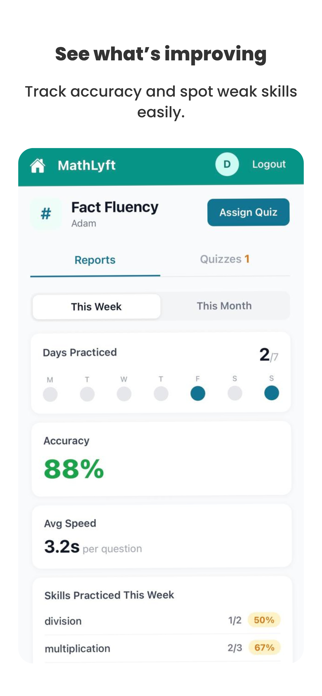 MathLyft - Daily Math Practice Screenshot 4 of 6