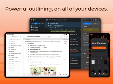 OmniOutliner 6 iPad screenshot