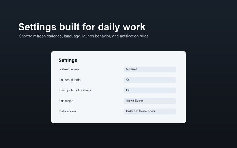 NomoLoop QuotaBar screenshot