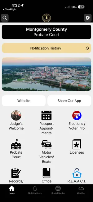 Montgomery COU Probate Court screenshot 1
