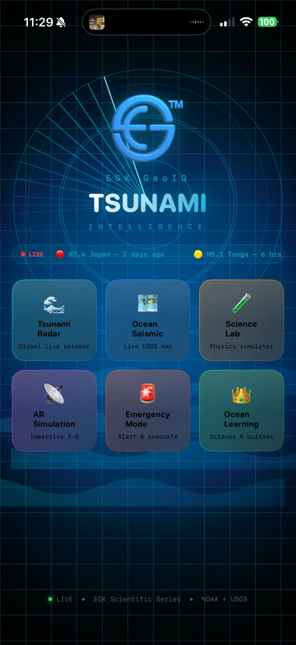 Screenshot #2 pour EGK GeoIQ Tsunami