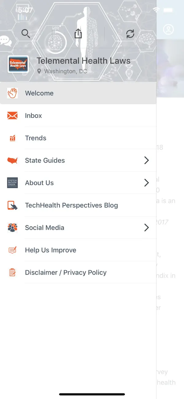 Screenshot #3 pour Telemental Health Laws