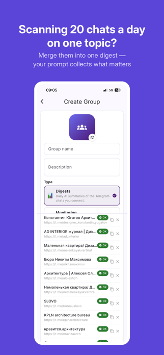Conoted: Telegram Chat Search Screenshot 4 of 6