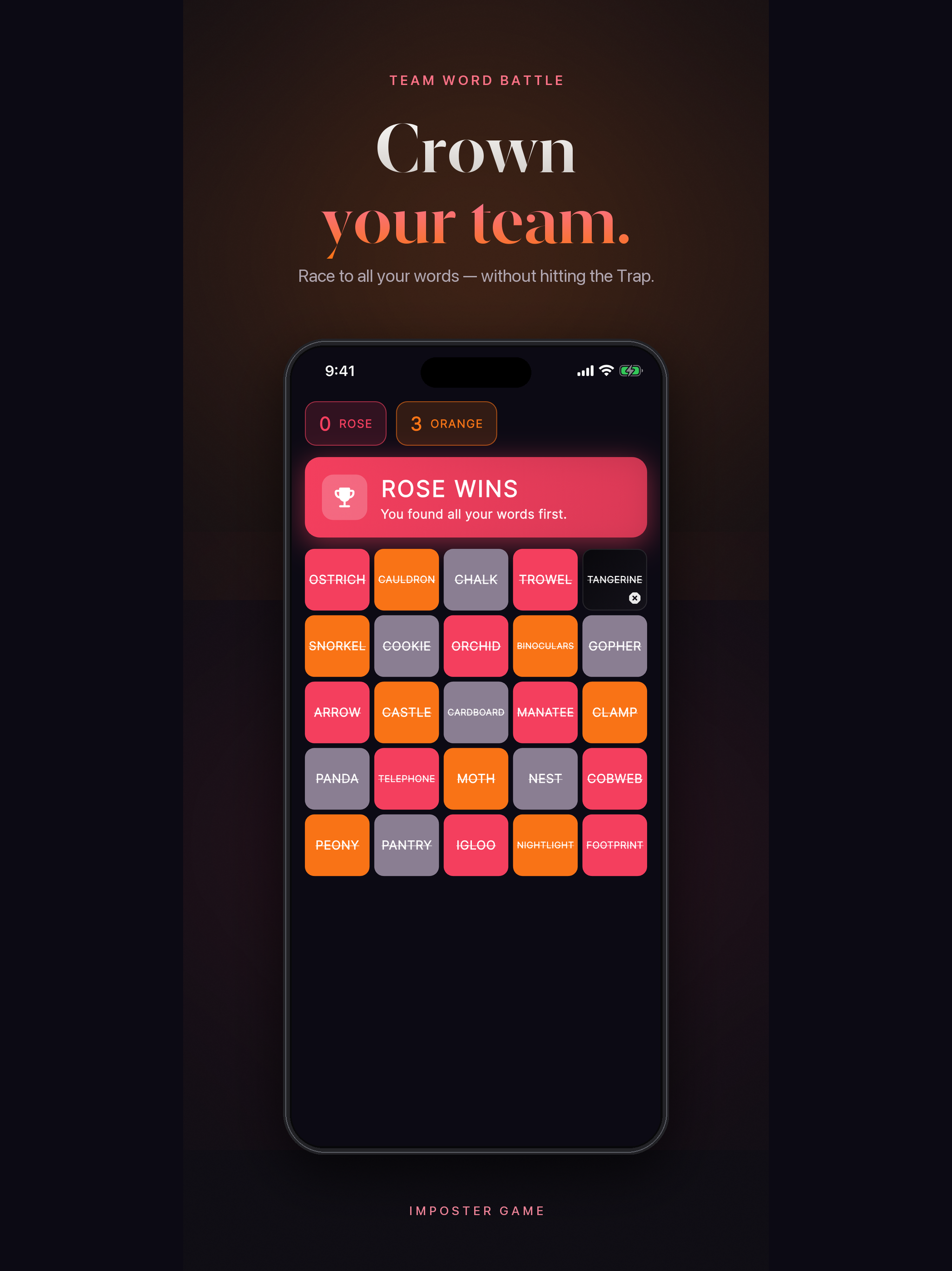 Imposter Game - Codewords