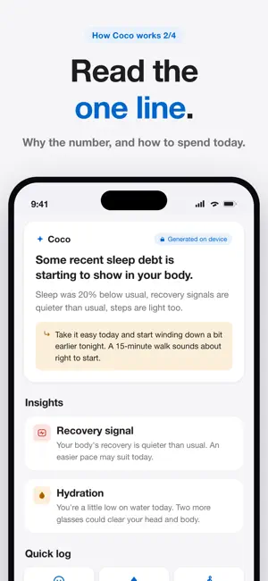 Coco: AI Health & Sleep Coach screenshot 3