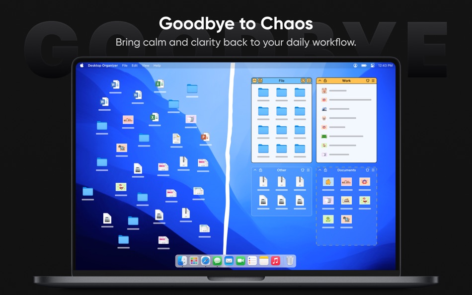 #2. Desktop Organizer - File Zones (macOS) Podle: 建利 陈