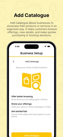 Whoxa Business Chat screenshot