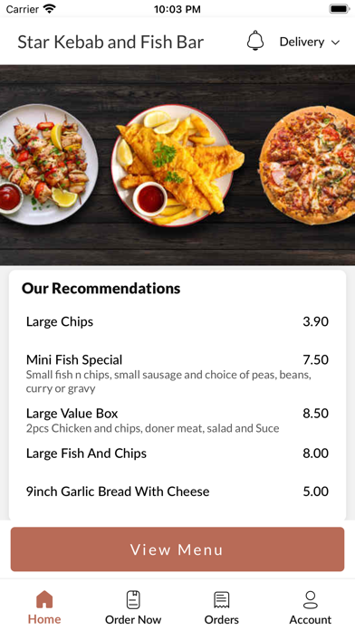 Star Kebab and Fish Bar Screenshot