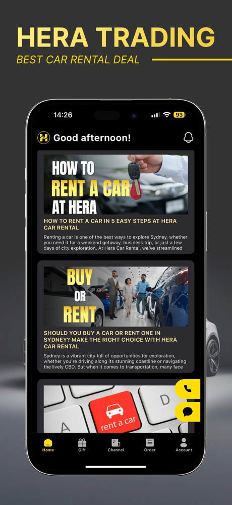 Hera Car Rental screenshot 4
