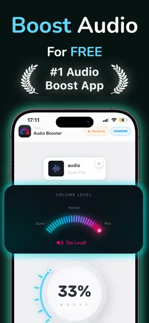 Audio Booster Higher Volume EQ screenshot 1