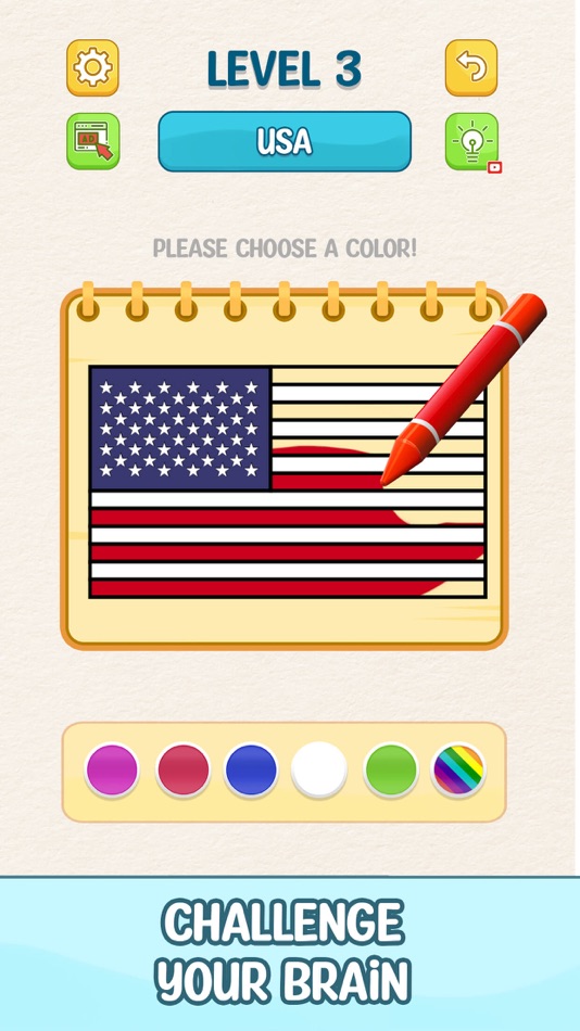 #2. Flag Painting: Puzzle Game (iOS) 由: Dat Viet Ltd.
