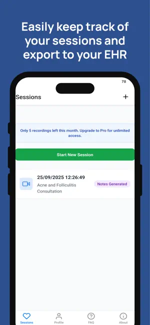 VoxScribe AI Clinical Notes screenshot 3