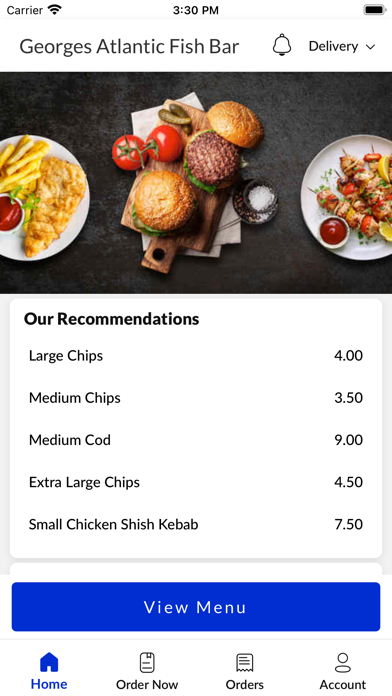 Georges Atlantic Fish Bar. Screenshot