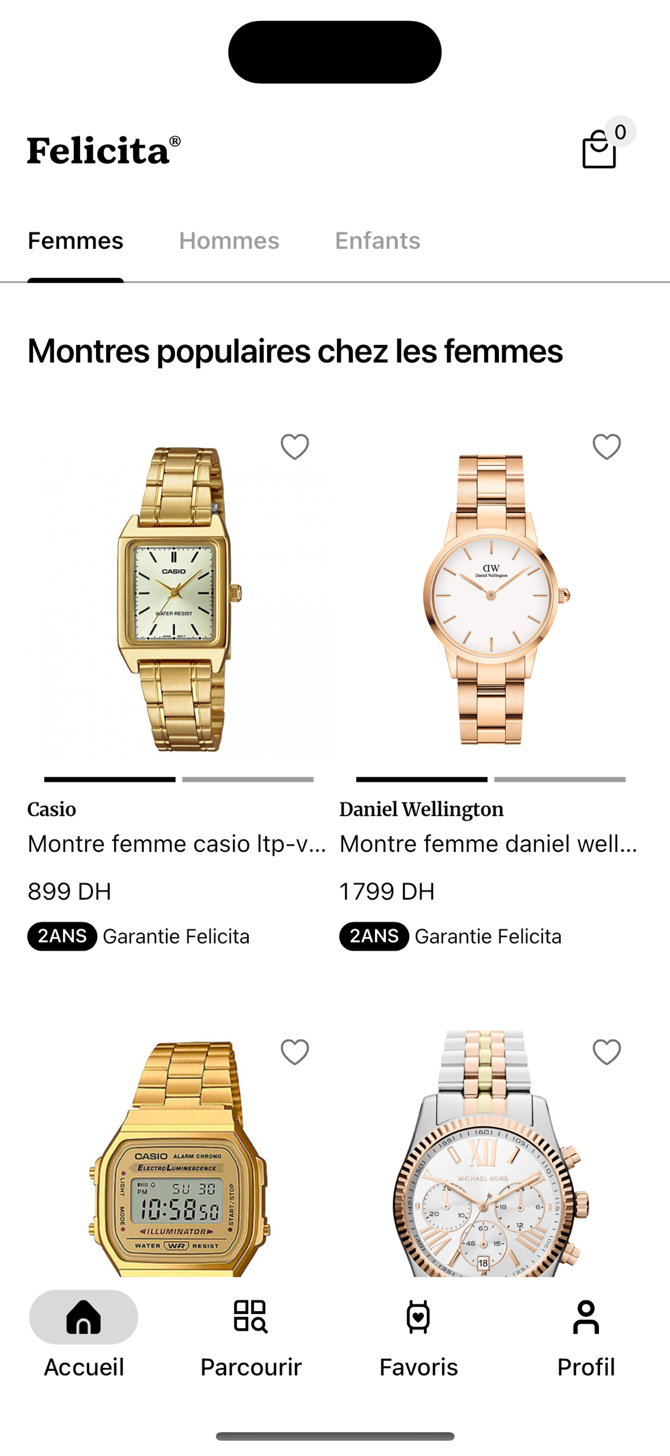 Felicita: montres de marques