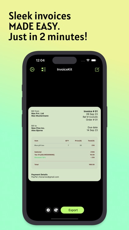 Easy Invoice Generator - Inv.