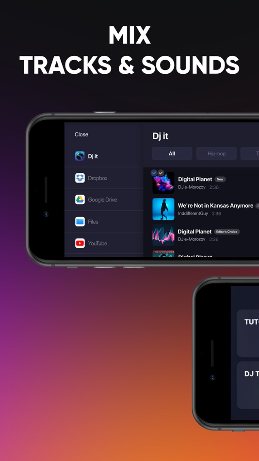 #5. DJ it! Virtual Music Mixer app (iOS) By: Gismart Limited
