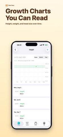 Bear Days: AI Baby Tracker Screenshot 6 of 7