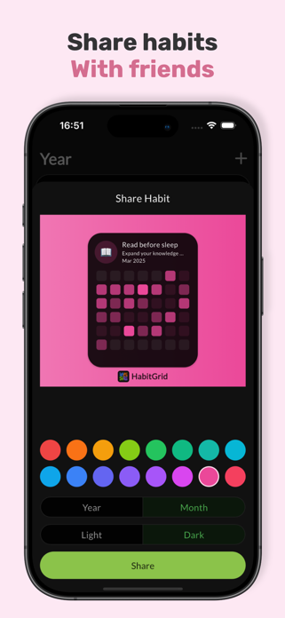 Habit Tracker - HabitGrid Screenshot 5 of 6