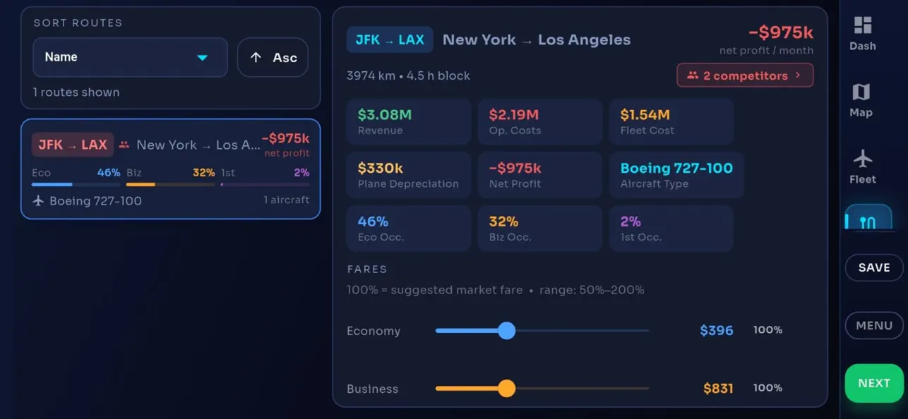 Screenshot #3 pour Sky Empire: Airline Manager