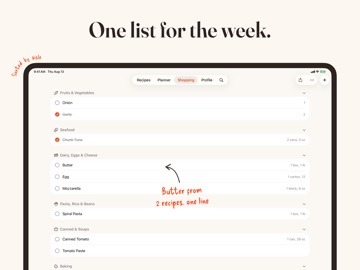 Any Recipe: Photo Cookbook iPad screenshot