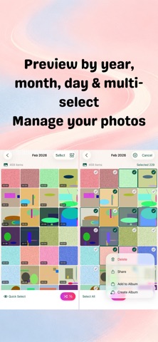 PhotoHub Photo Calendar iPhone screenshot