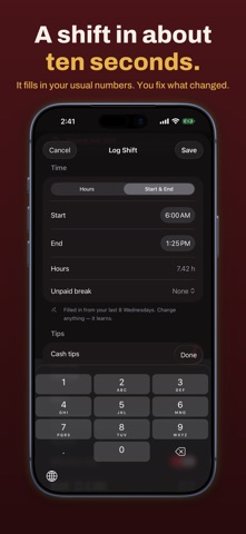 TipBud Tip Tracker for Servers Screenshot 4 of 6