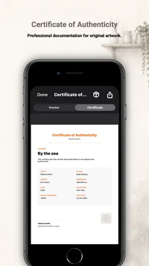 NotaBill Artist screenshot 1