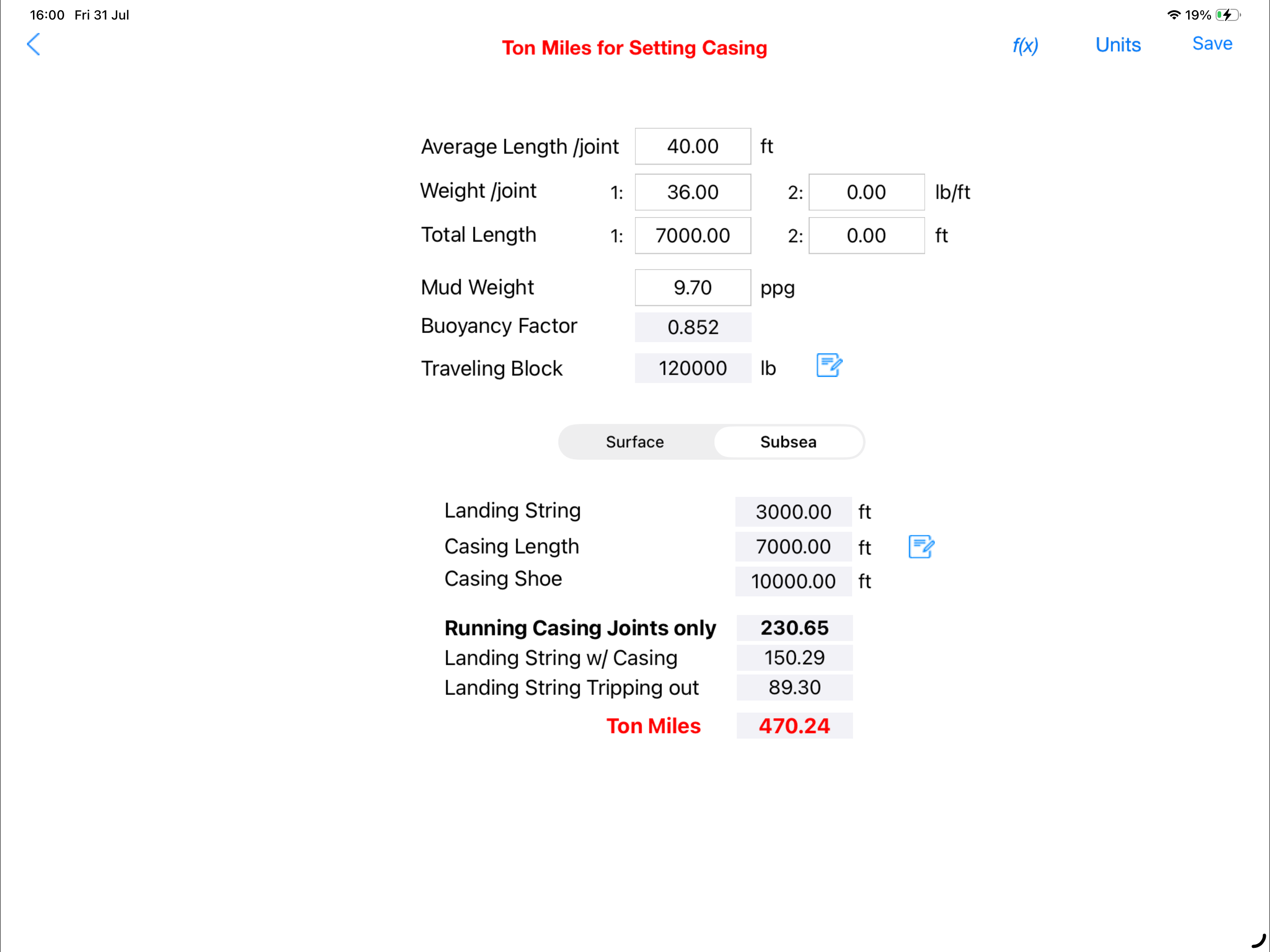 Ton Miles Calculator screenshot 17