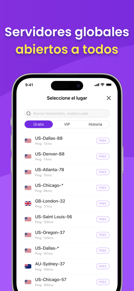 VPN - Free VPN Potato ™ screenshot 2